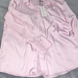 Elegant Pink Women's Blouse